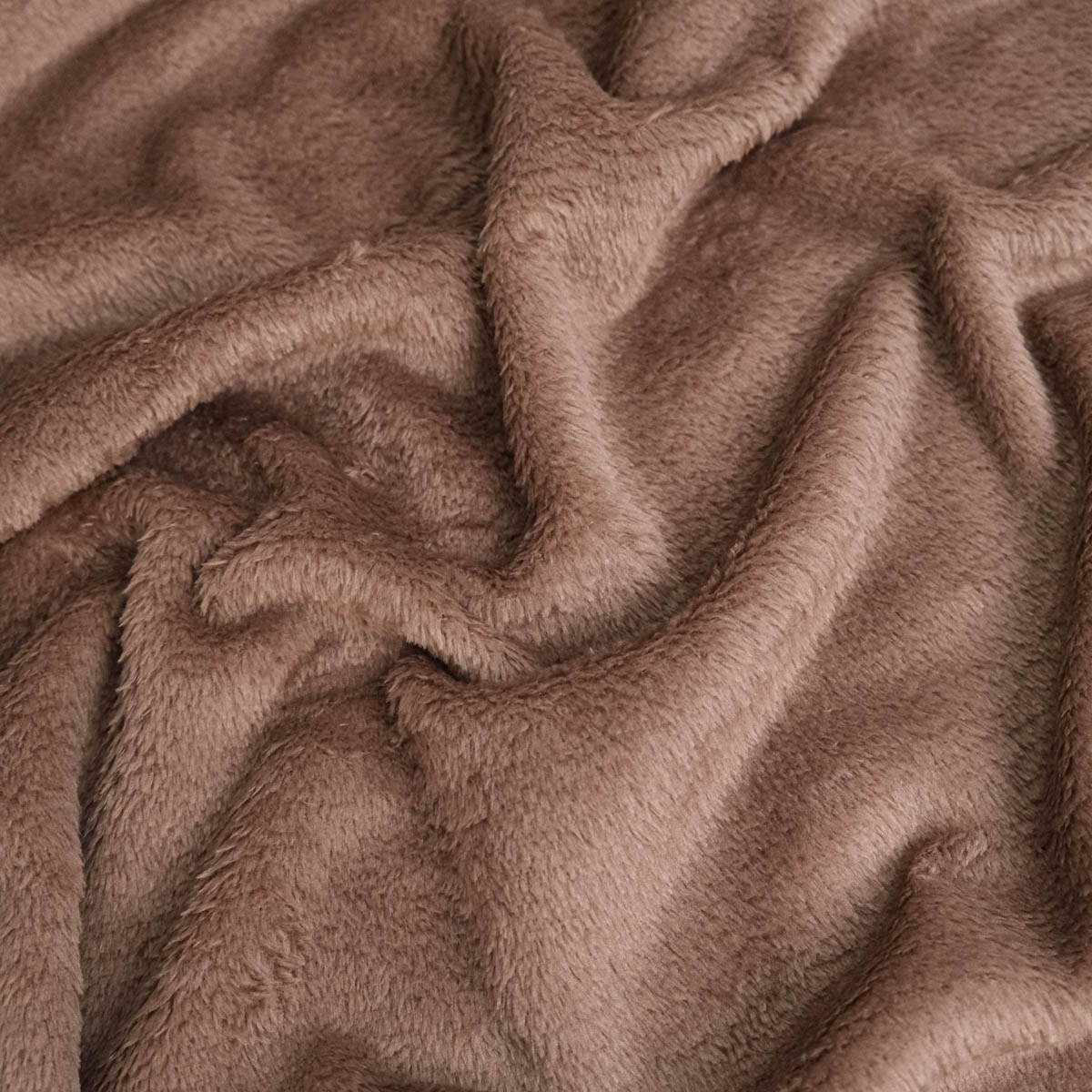 Solid-Color Plush Toy, 260 g, Chocolate Brown - Maison Klem
